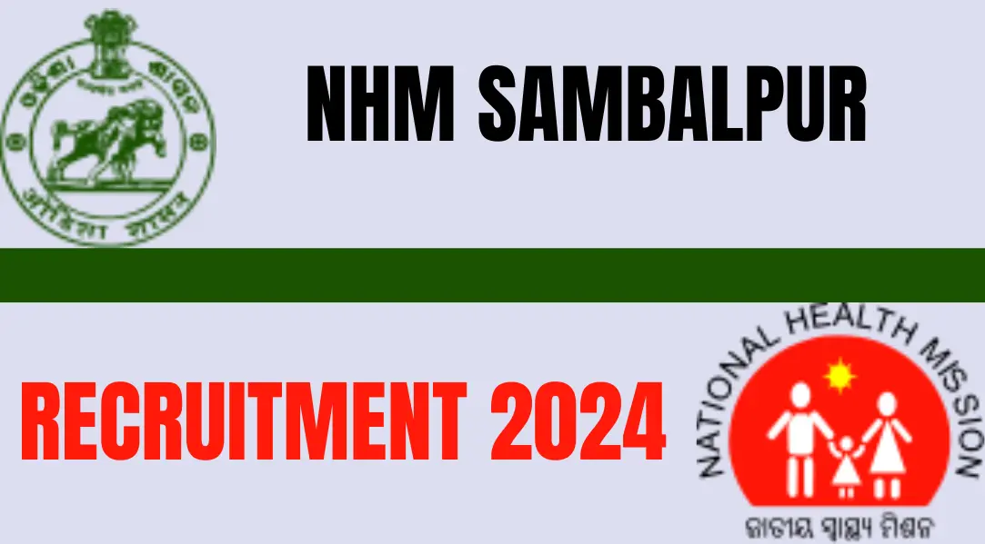 NHM Sambalpur Recruitment 2024